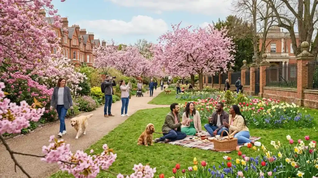 Discover Seasonal Beauty Across Ealing Through Gardens, Parks and Blooming Natural Landscapes Together