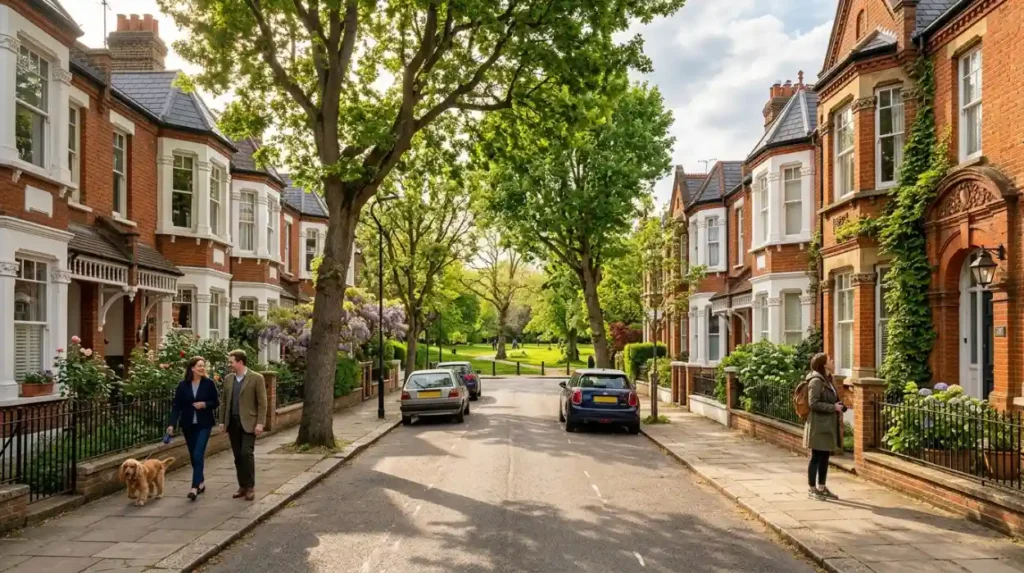 Explore North Ealing's Historic Streets Featuring Beautiful Architecture and Peaceful Green Open Spaces