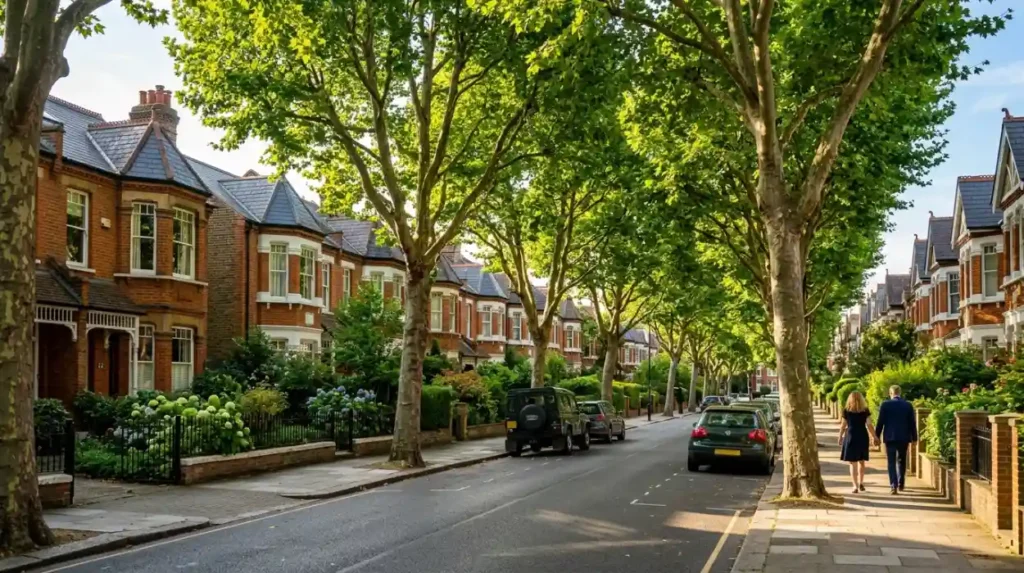 Central Ealing and the Green Spaces Around Walpole Park