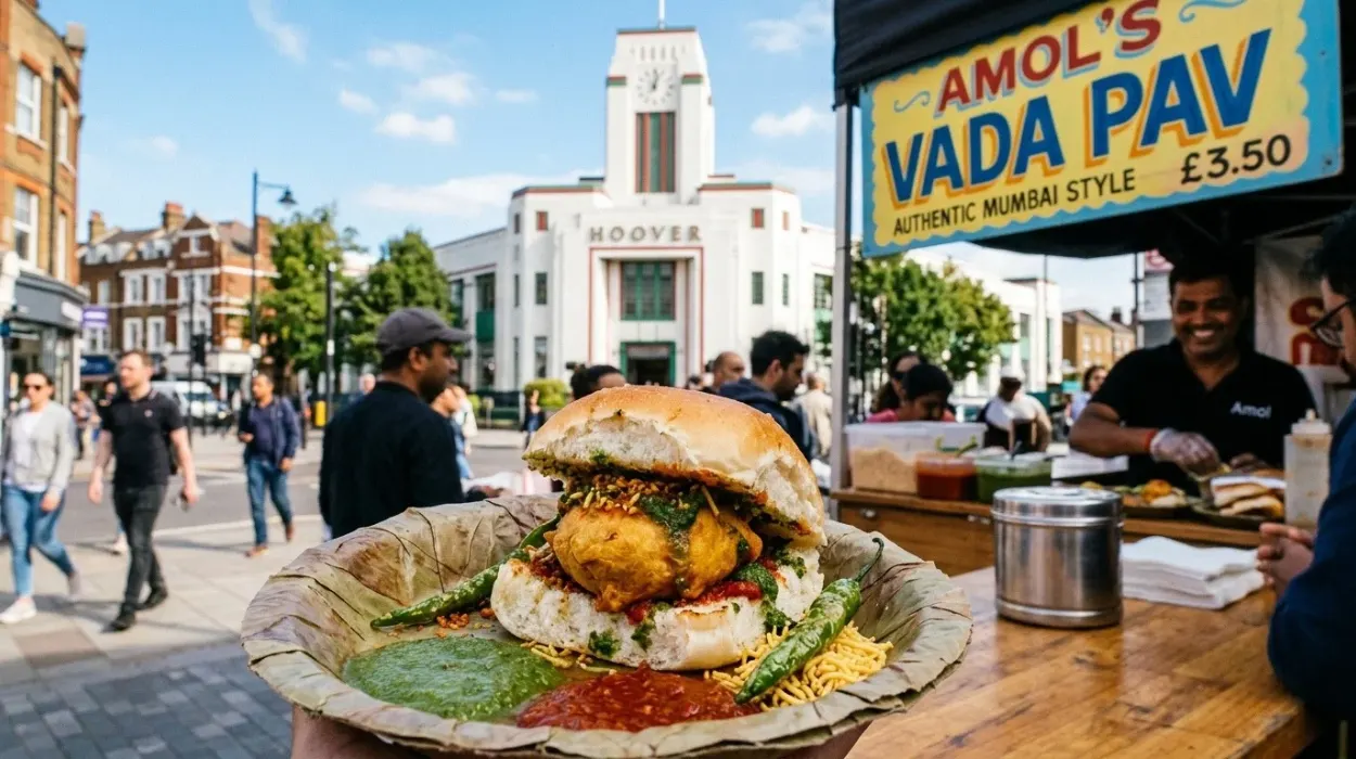 Amols Vada Pav Perivale: Mumbai Street Food Near Ealing