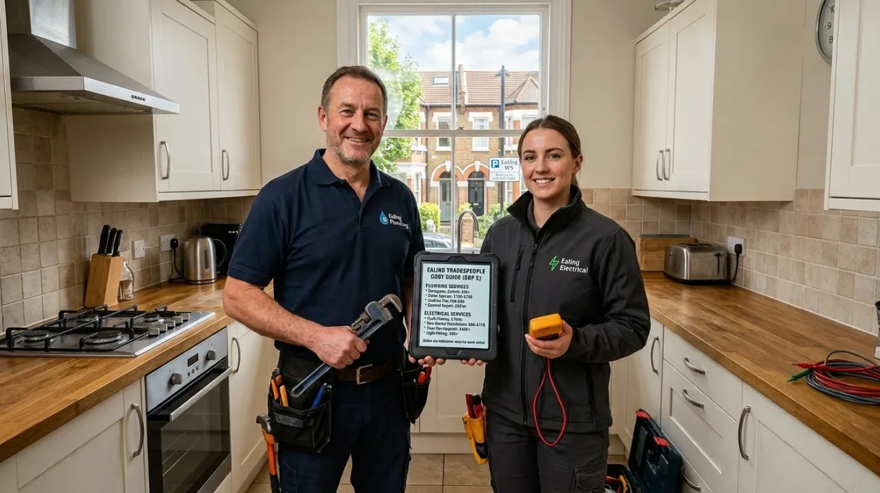 How Much Do Tradespeople Like Plumbers And Electricians Charge In Ealing?