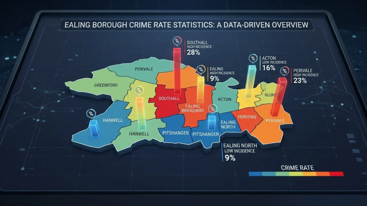 The Areas of Ealing With the Highest Crime Rates