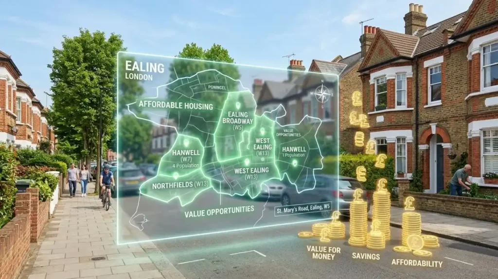 Which Are The Cheapest Areas To Live In Ealing Right Now?
