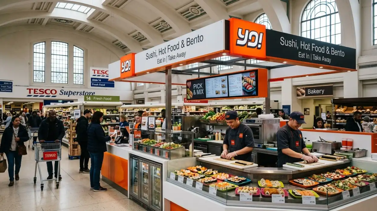 YO! Greenford Hoover Building Tesco Kiosk: A Guide to Sushi and Japanese Food