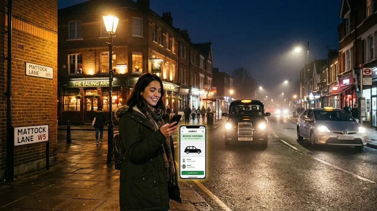 Are Taxis and Minicabs Easy to Book Late at Night in Ealing?