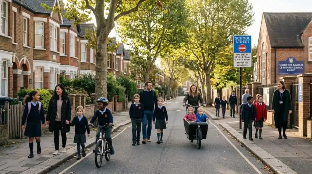 How Are Ealing School Streets Affecting Morning Traffic?