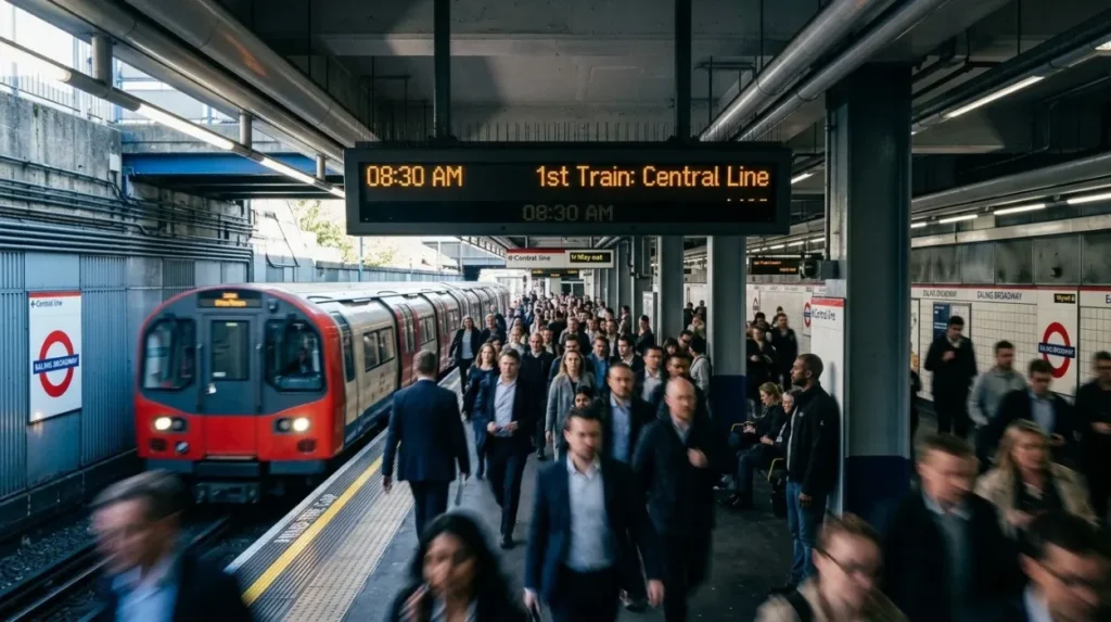 What Are The Peak Travel Times To Avoid On The Central Line From Ealing?